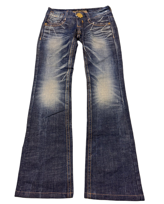 2000‘s Red Pepper Japanese Low Waist Flared Jeans Women‘s *rare (Size 24)