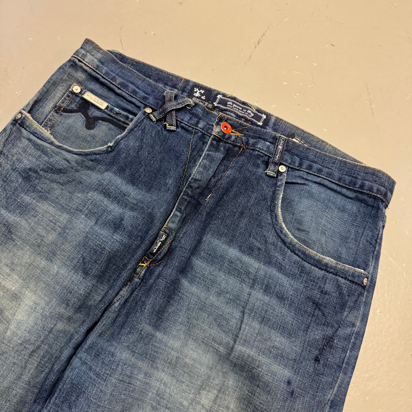 2000‘s LRG Hip Hop Baggy Jeans *rare 36x34