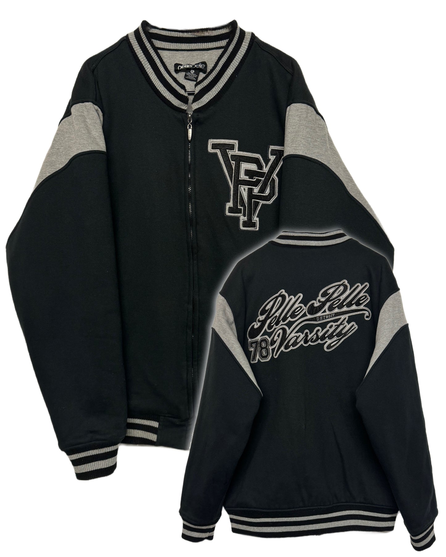 00's Pelle Pelle Varsity Jacket *very rare (XL)