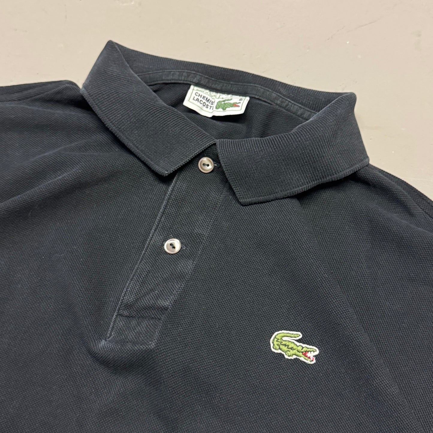 1990‘s Chemise Lacoste Poloshirt made in France *rare (M)