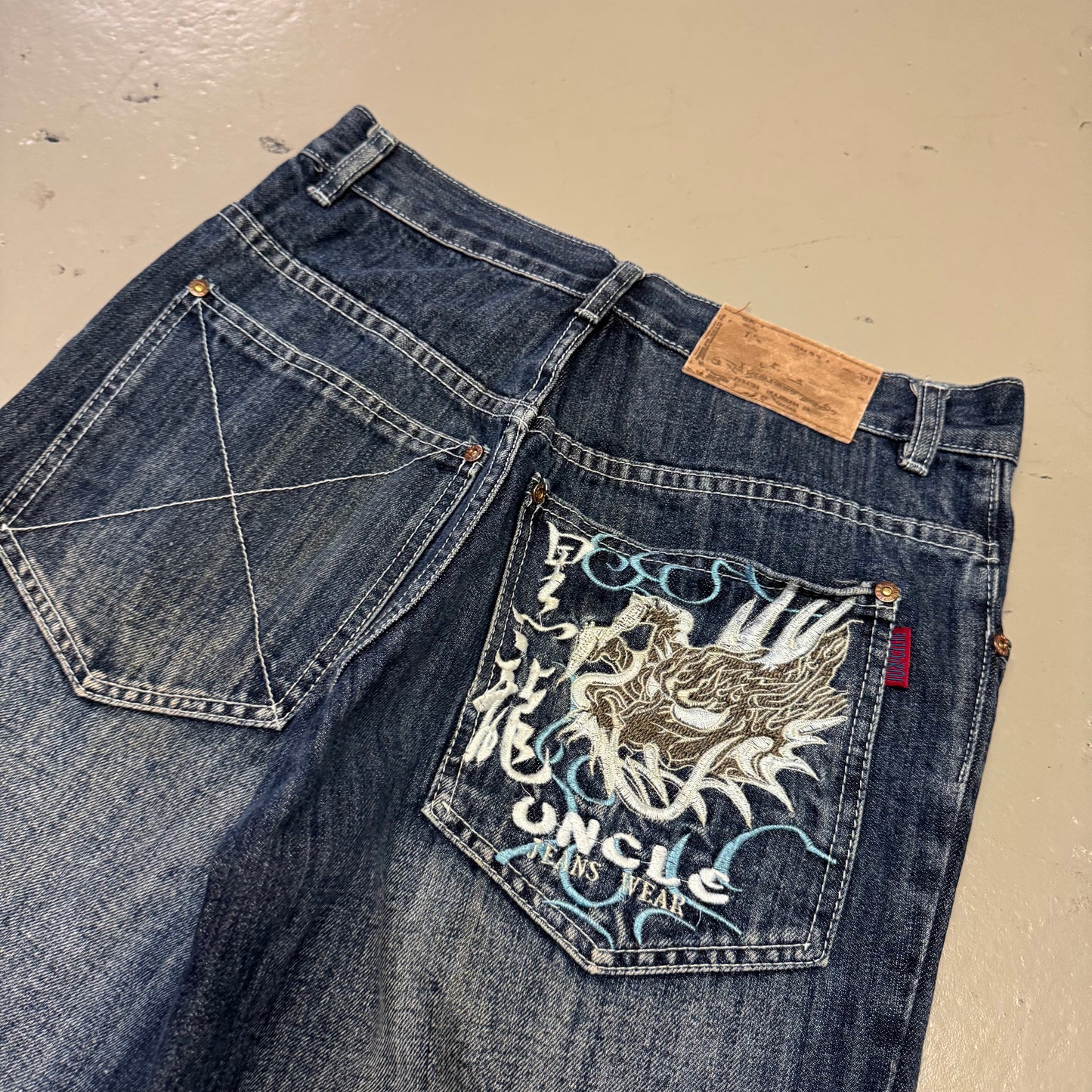 2000‘s Uncle Japanese Baggy Jeans *rare 29x32