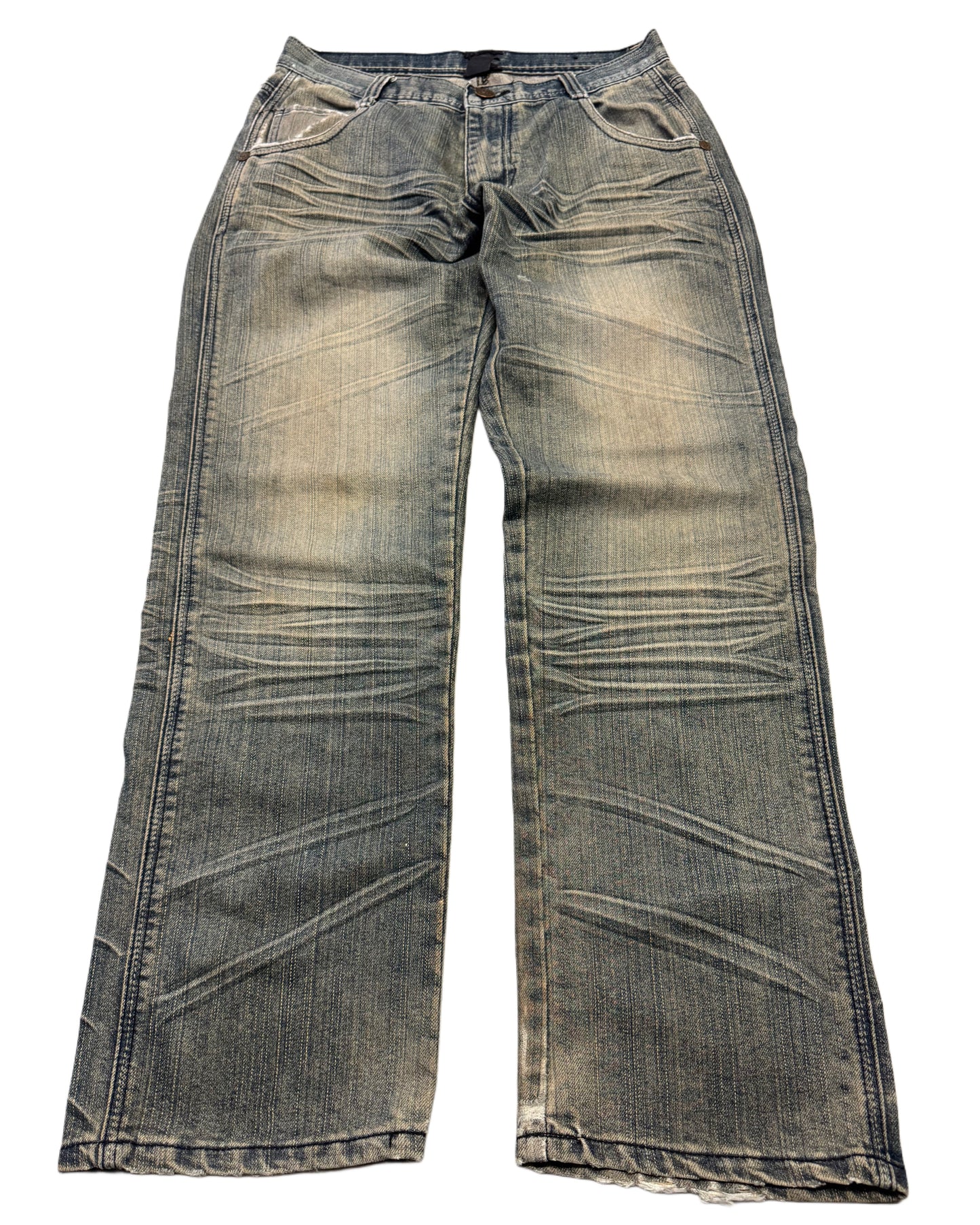 2000‘s Raw Blue Hip Hop Baggy Jeans *very rare 30x30