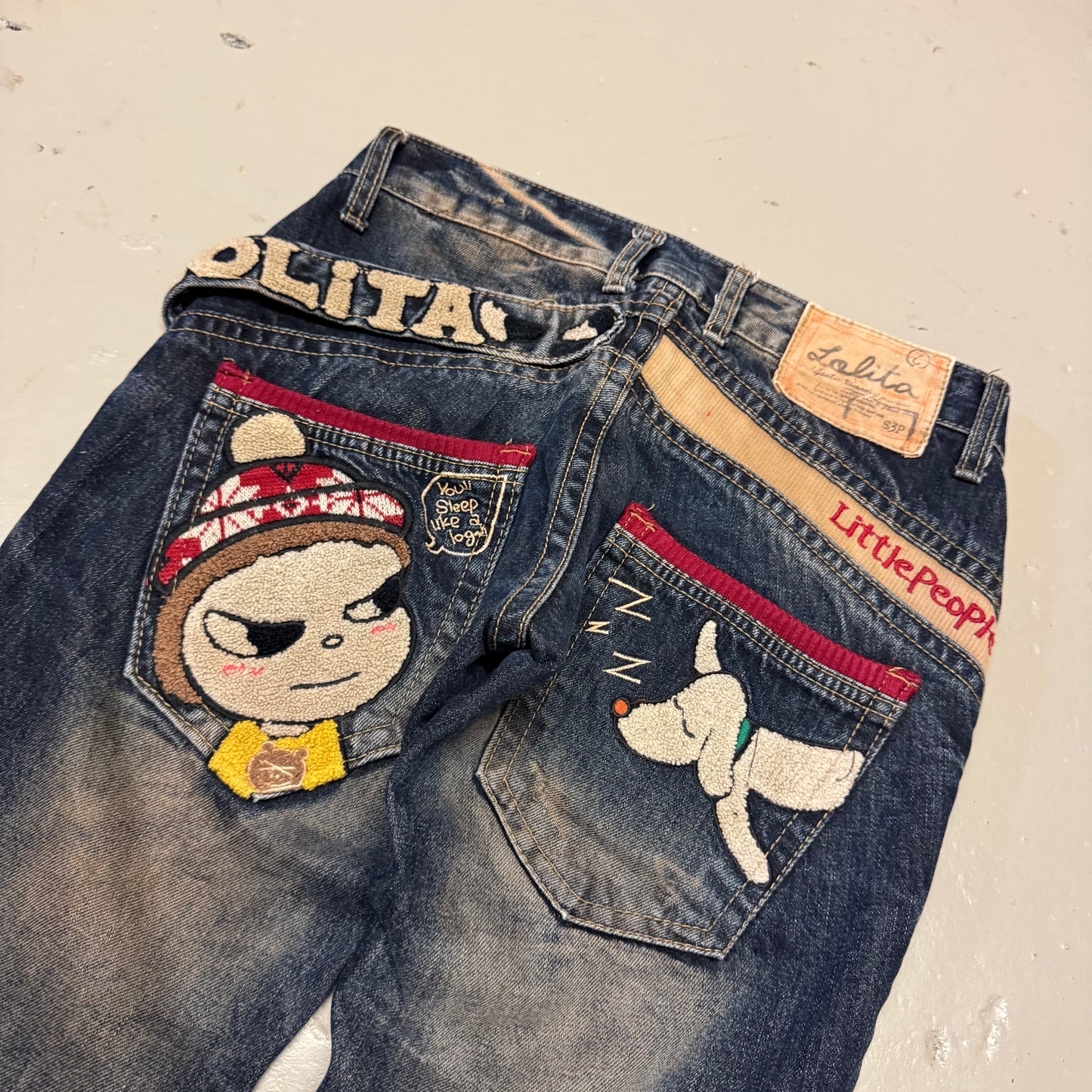 2000‘s Yoshitomo Nara Lolita Japanese Archive Jeans Women‘s *extremely rare (XS)