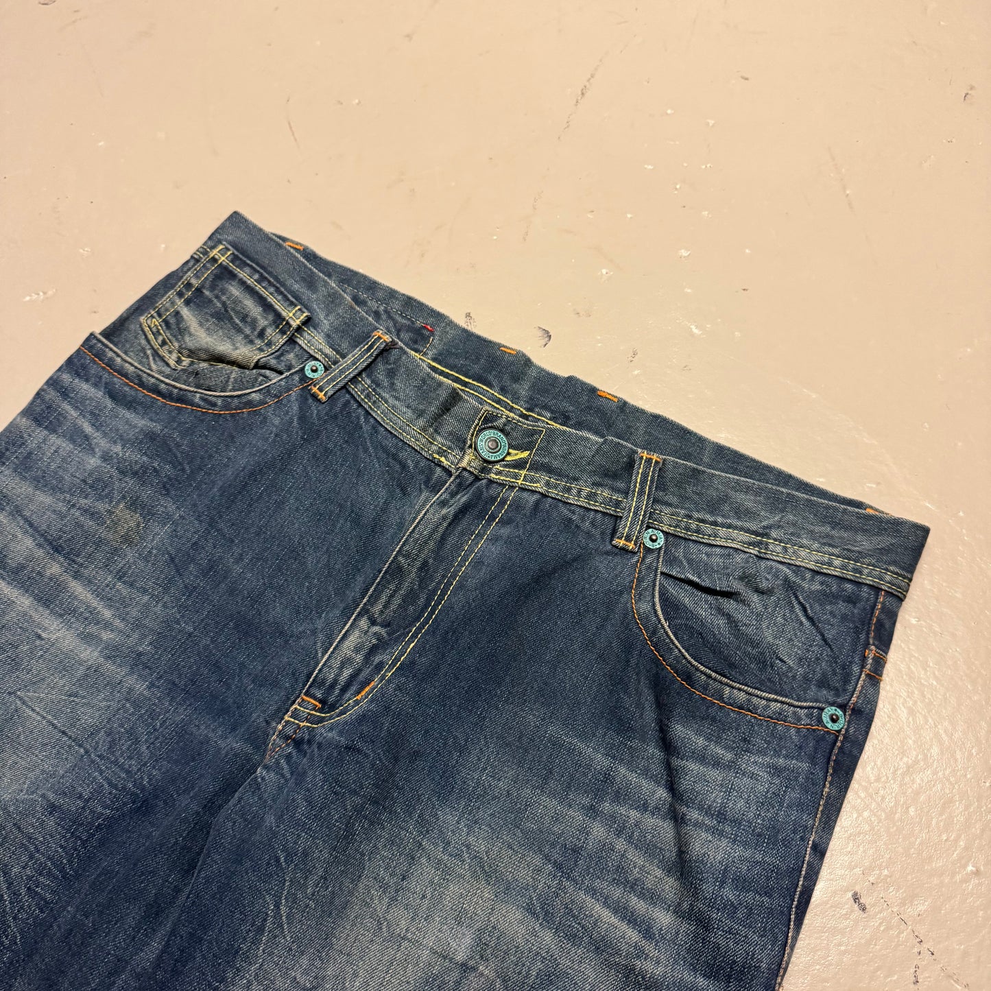 2000‘s Bornama Japanese Baggy Jeans *rare 36x30