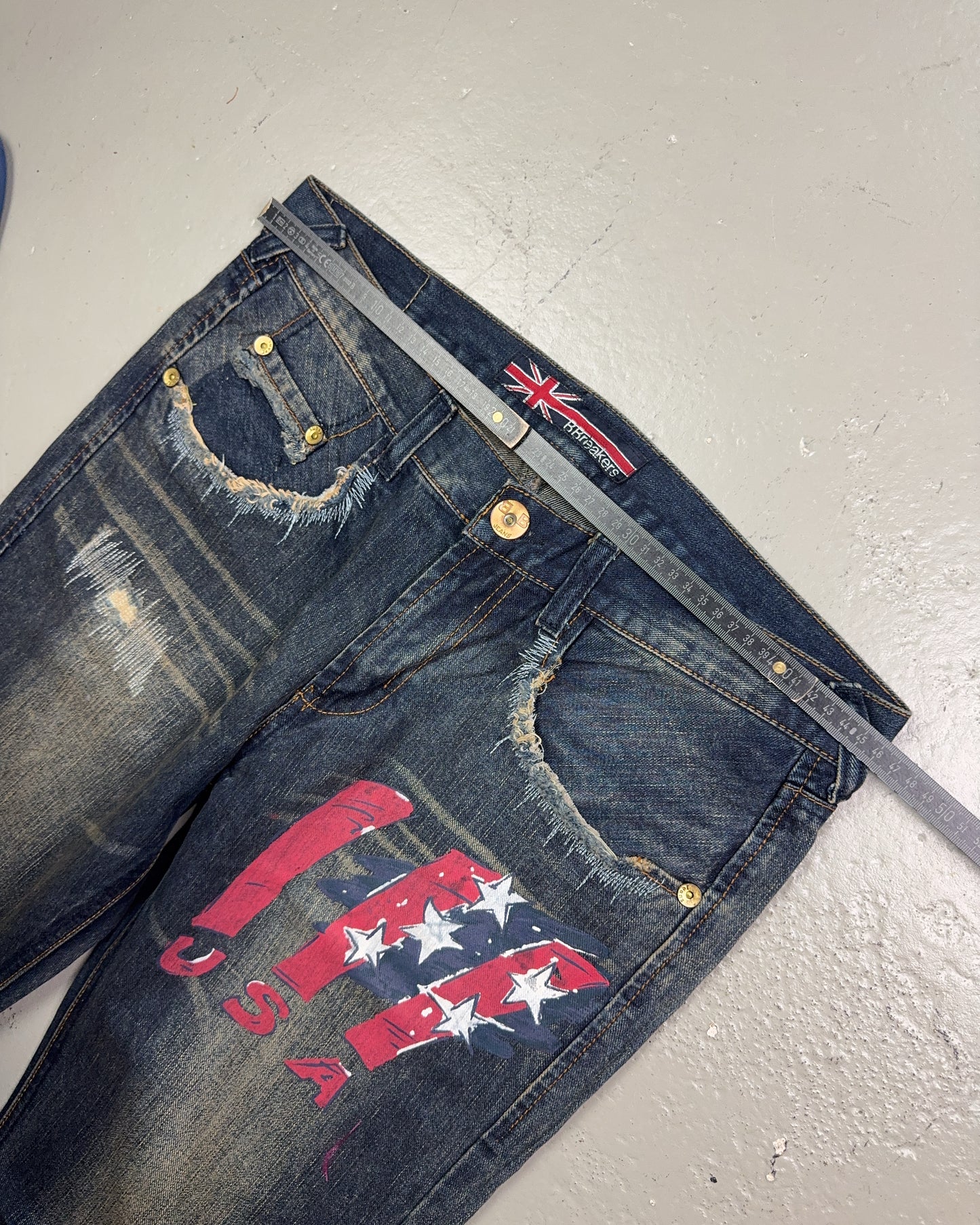 2000's BBreakers Korean Archive Straight/Baggy Jeans *rare 36x34 (XL)