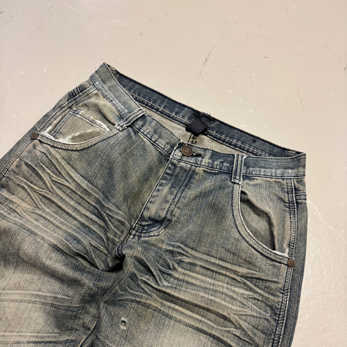 2000‘s Raw Blue Hip Hop Baggy Jeans *very rare 30x30