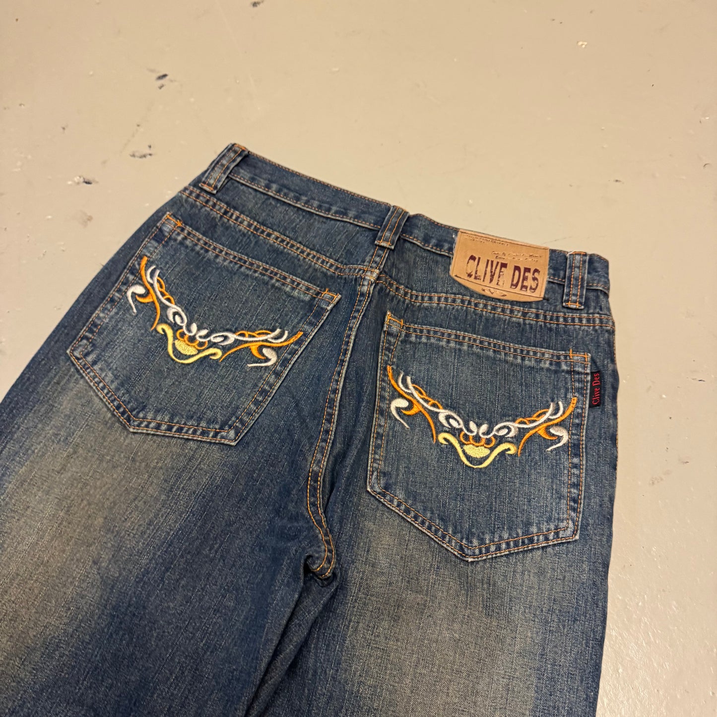2000‘s Clive Des Baggy Jeans 28x32