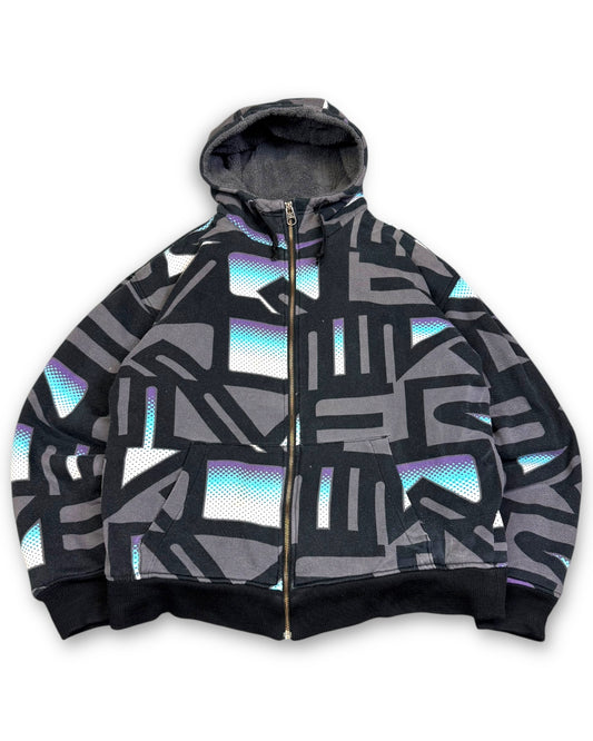 2000’s Quiksilver Padded Zip Hoodie *very rare (XL)