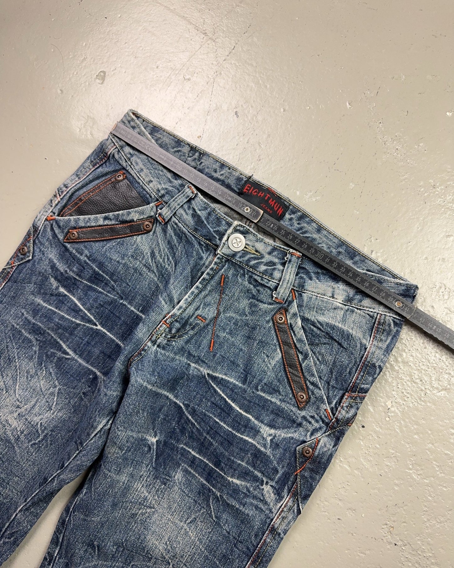 2000's Eightmun Japanese Archive Straight/Baggy Jeans *very rare 30x32 (M)