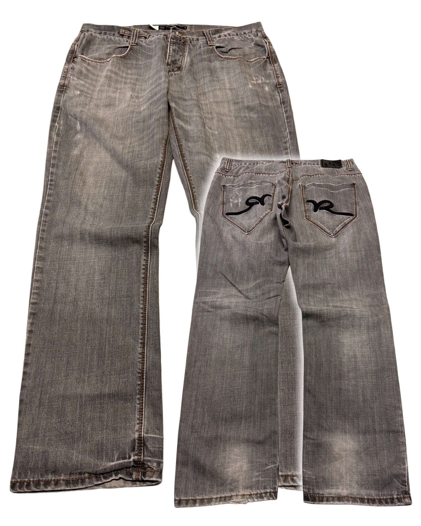 2000‘s Rocawear Hip Hop Baggy Jeans 38x32