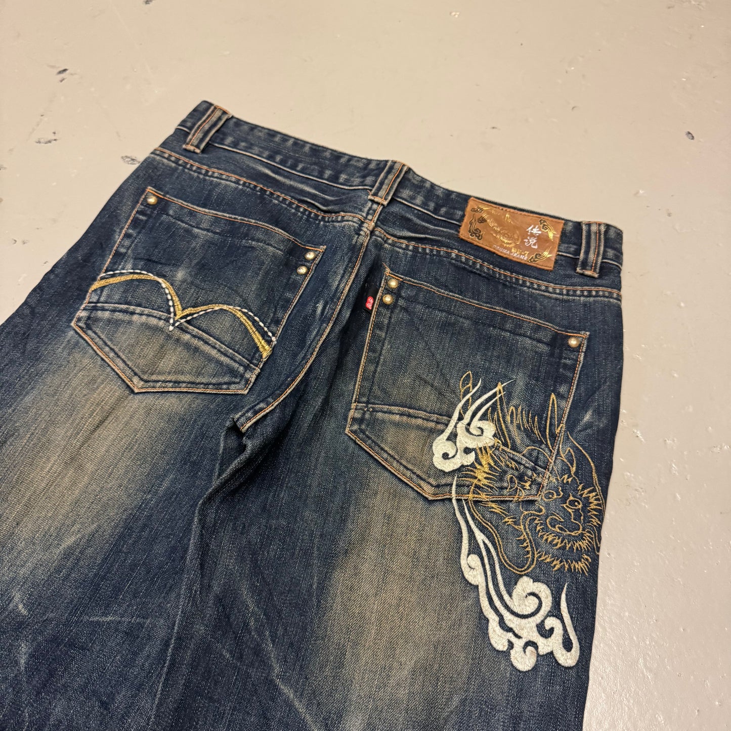 2000‘s DF-7 Japanese Archive Baggy Jeans *very rare 32x30