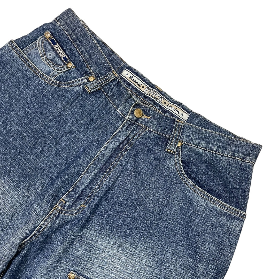 2000‘s Enyce Hip Hop Baggy Jeans Heavy Denim *very rare 34x32