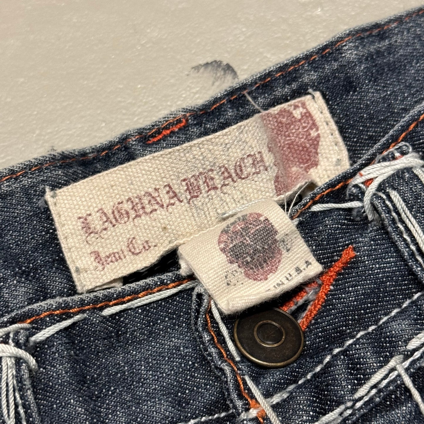 2000‘s Laguna Beach Baggy Jeans made in U.S.A *sehr selten 34x32