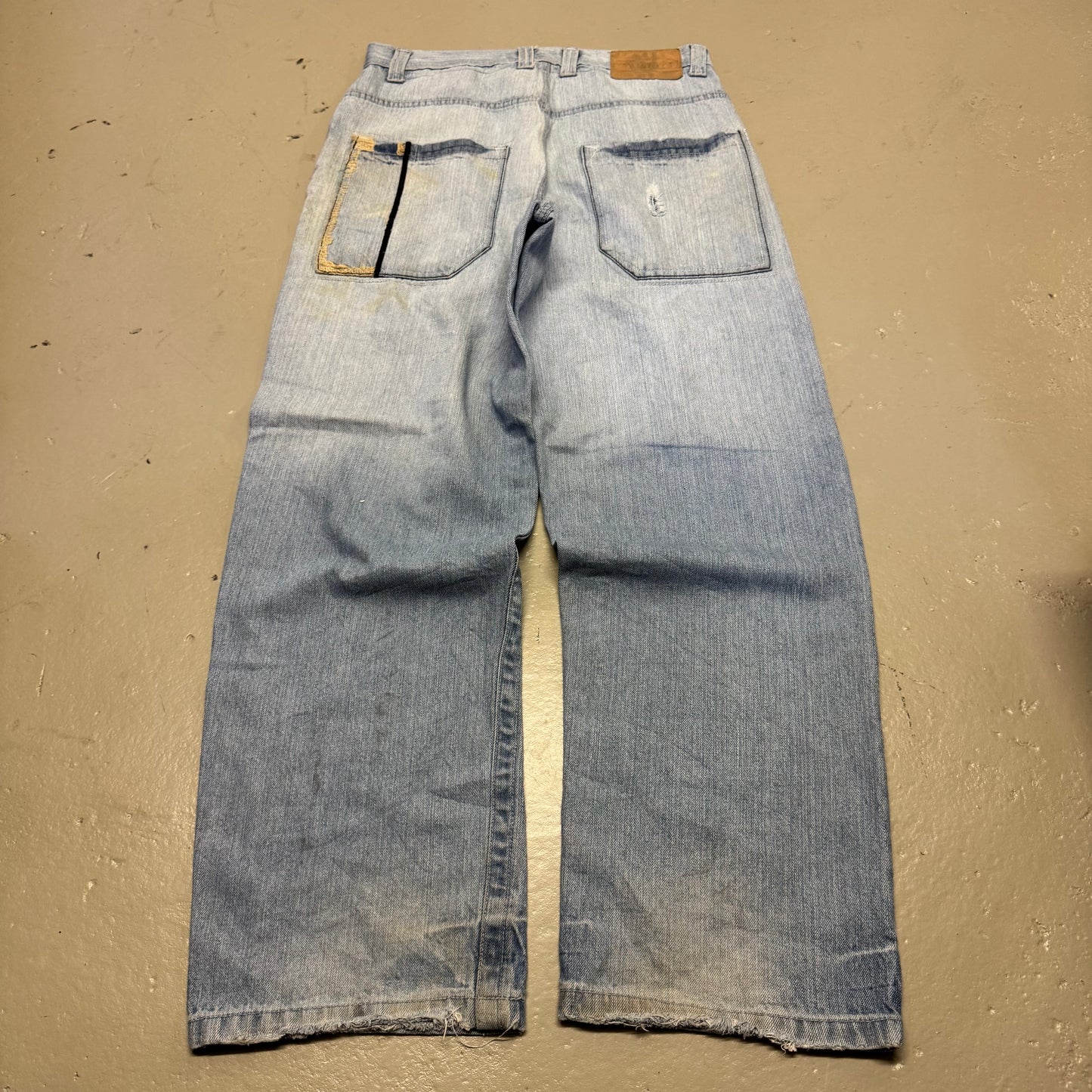 2000‘s Southpole Hip Hop Baggy Jeans *rare 34x34