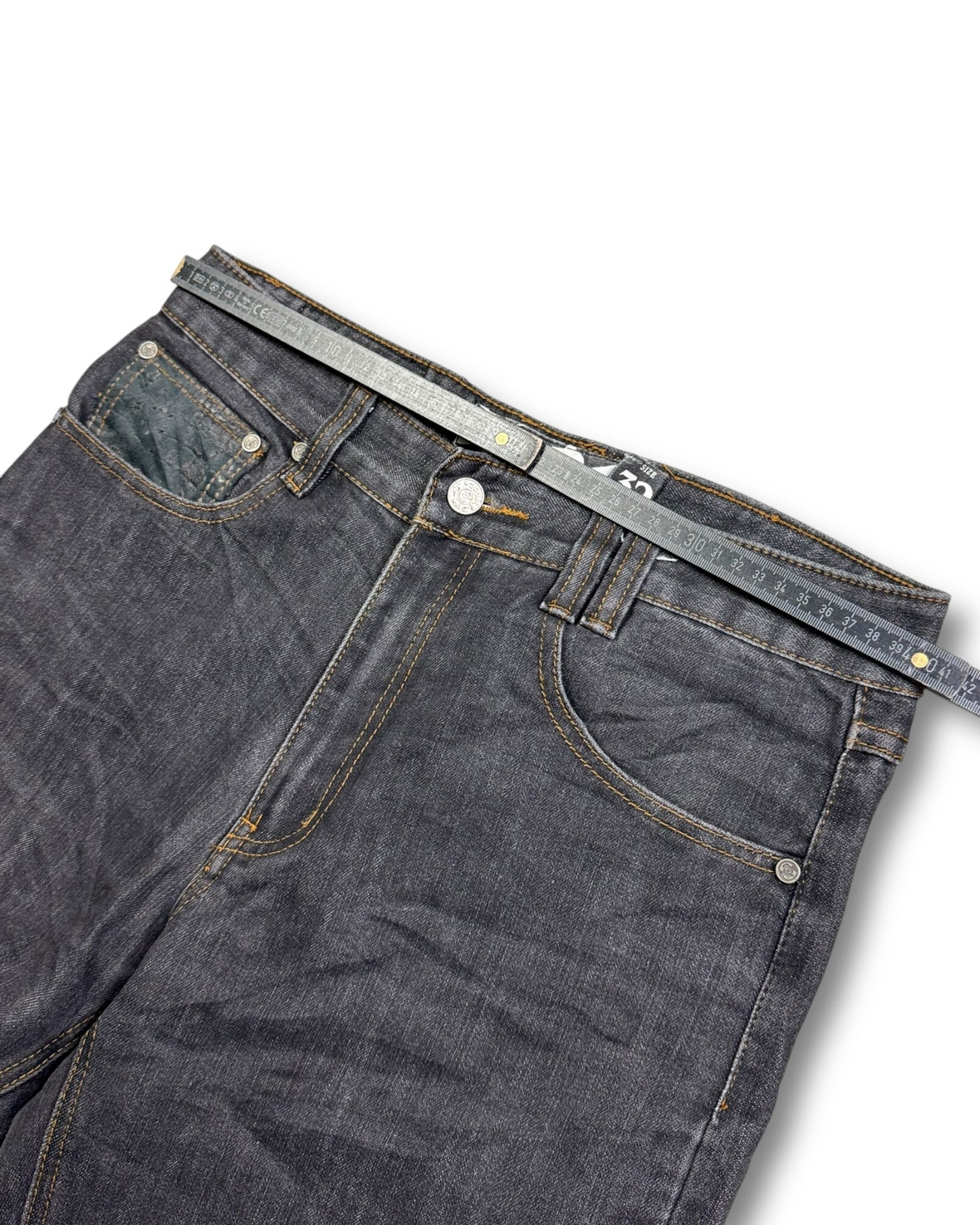 2000's Double D Straight/Baggy Japanese Jeans *very rare 30x30 (M)