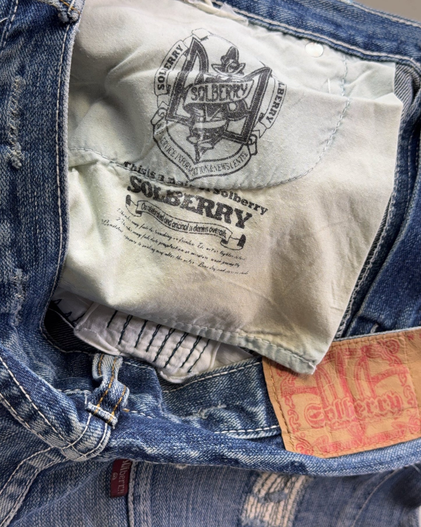 2000's Solberry Japanese Archive Straight Jeans *very rare 34x32 (L)
