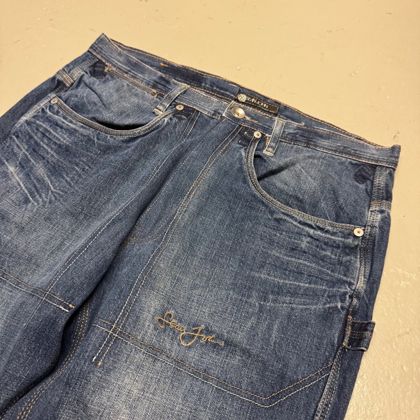 2000‘s Sean John Hip Hop Baggy Jeans 34x30