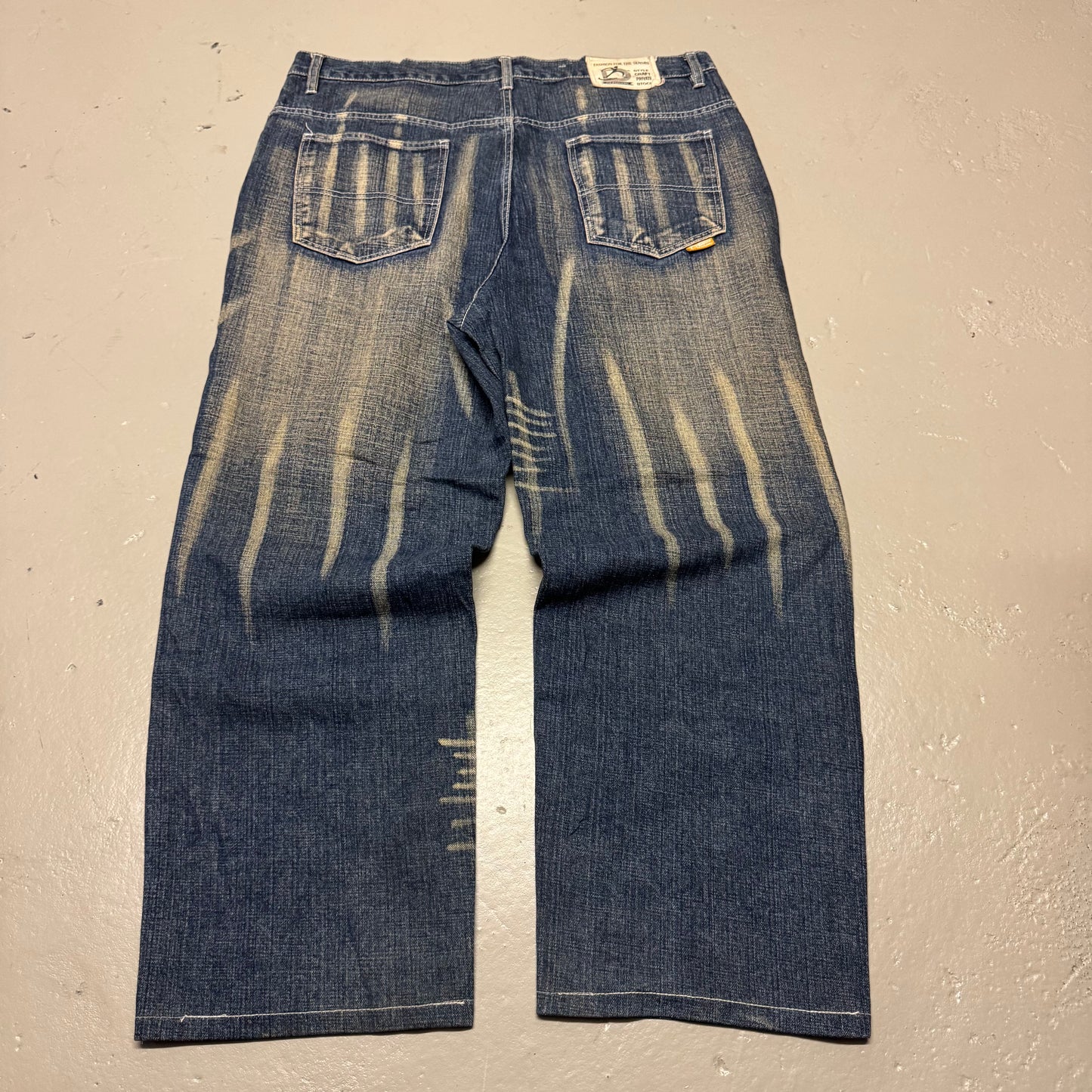 2000‘s Dermson Hip Hop Baggy Jeans 38x30