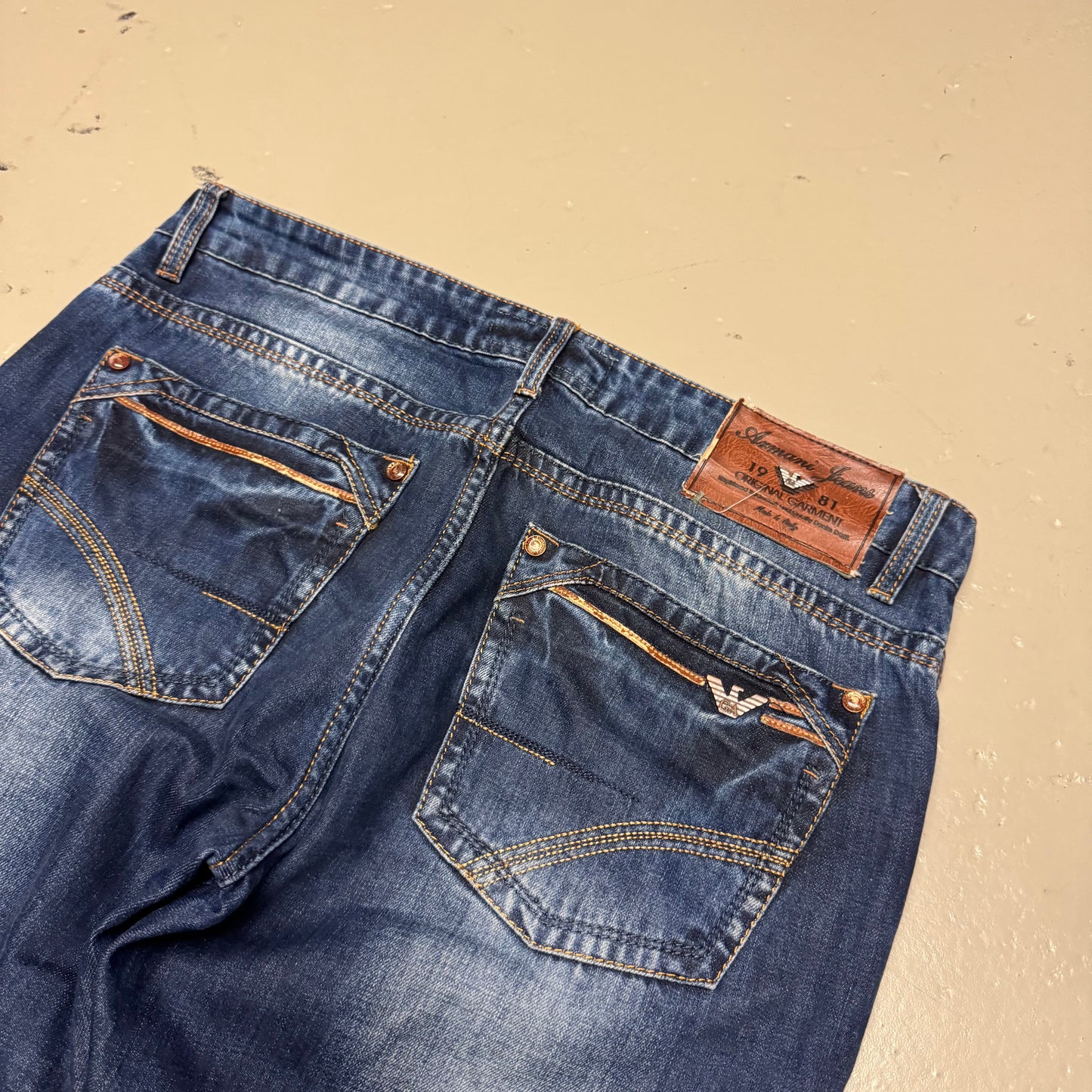 2000‘s Emporio Armani Baggy/Straight Jeans 36x30