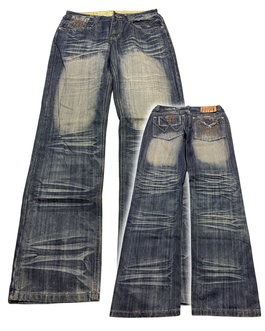 2000‘s SBQ Japanese Archive Baggy/Straight Jeans *very rare 30x31