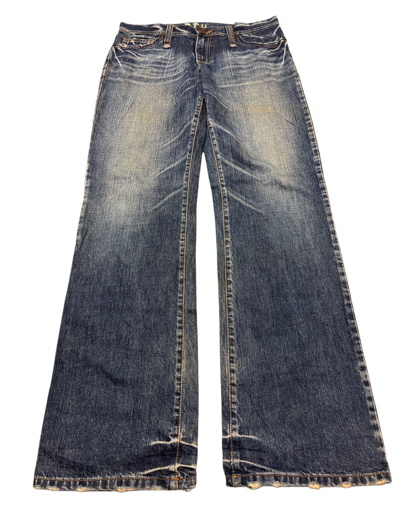 2000‘s Oniarai Japanese Archive Baggy Jeans *very rare 34x34