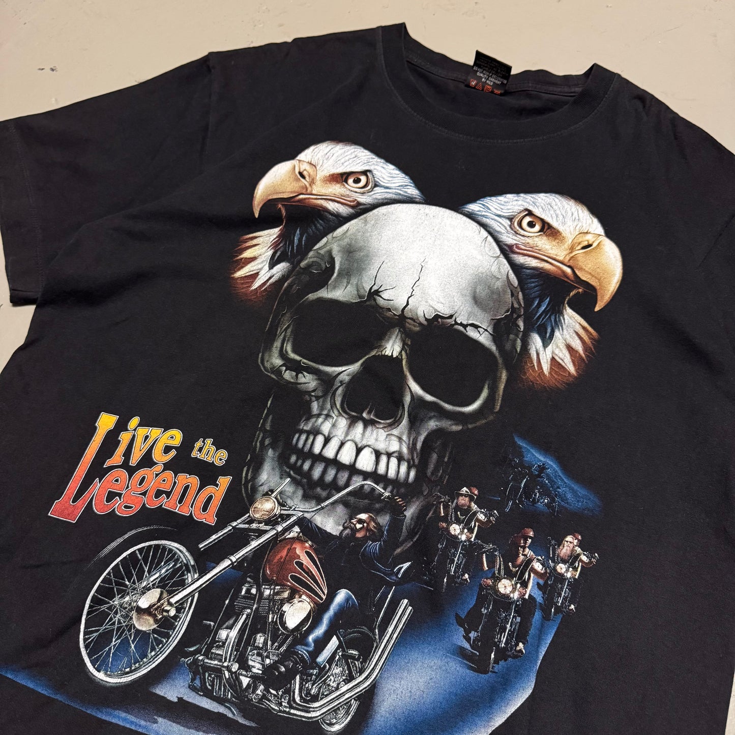 Y2K Wild Skull Shirt (L)