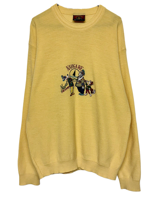 90's Navigate Knit Sweater *rare (XL)