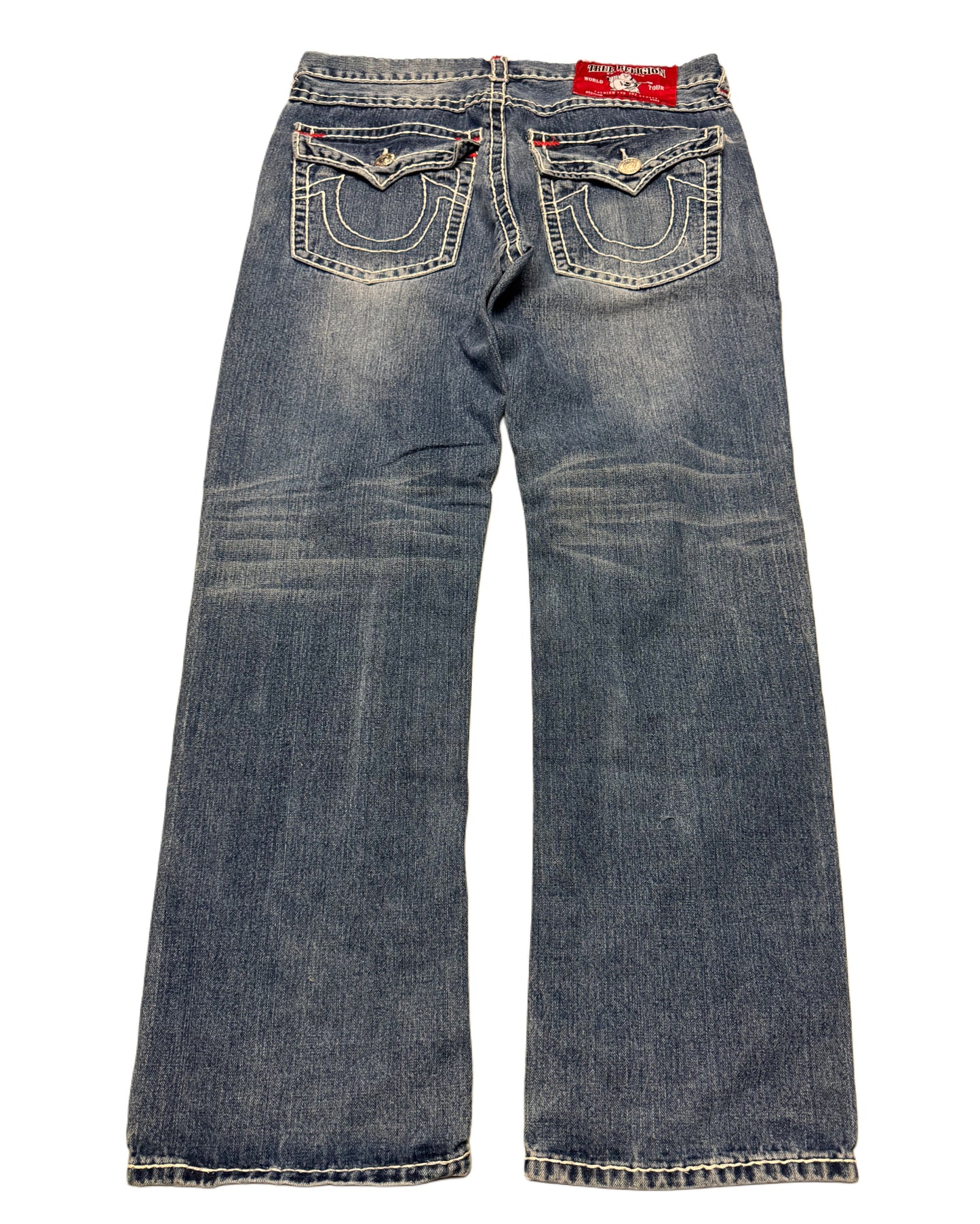 2000‘s True Religion Baggy/Straight Jeans made in U.S.A. *selten 38x34