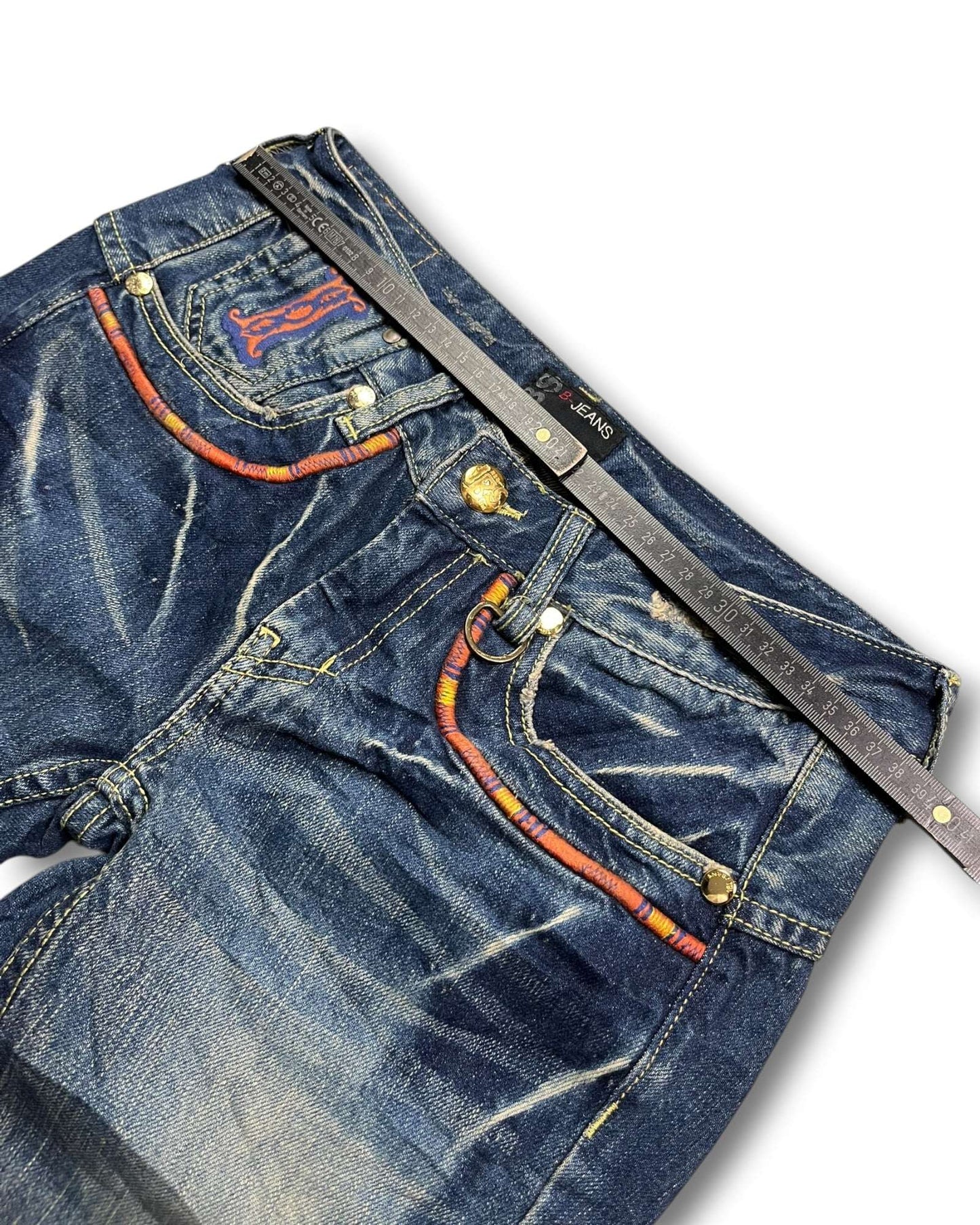 2000's B-jeans Low Waist/Bootcut Japanese Archive Jeans Women's *very rare 29x30 (S)