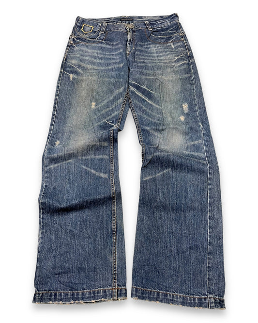 2000‘s Big John Japanese Baggy Jeans *very rare 34x34