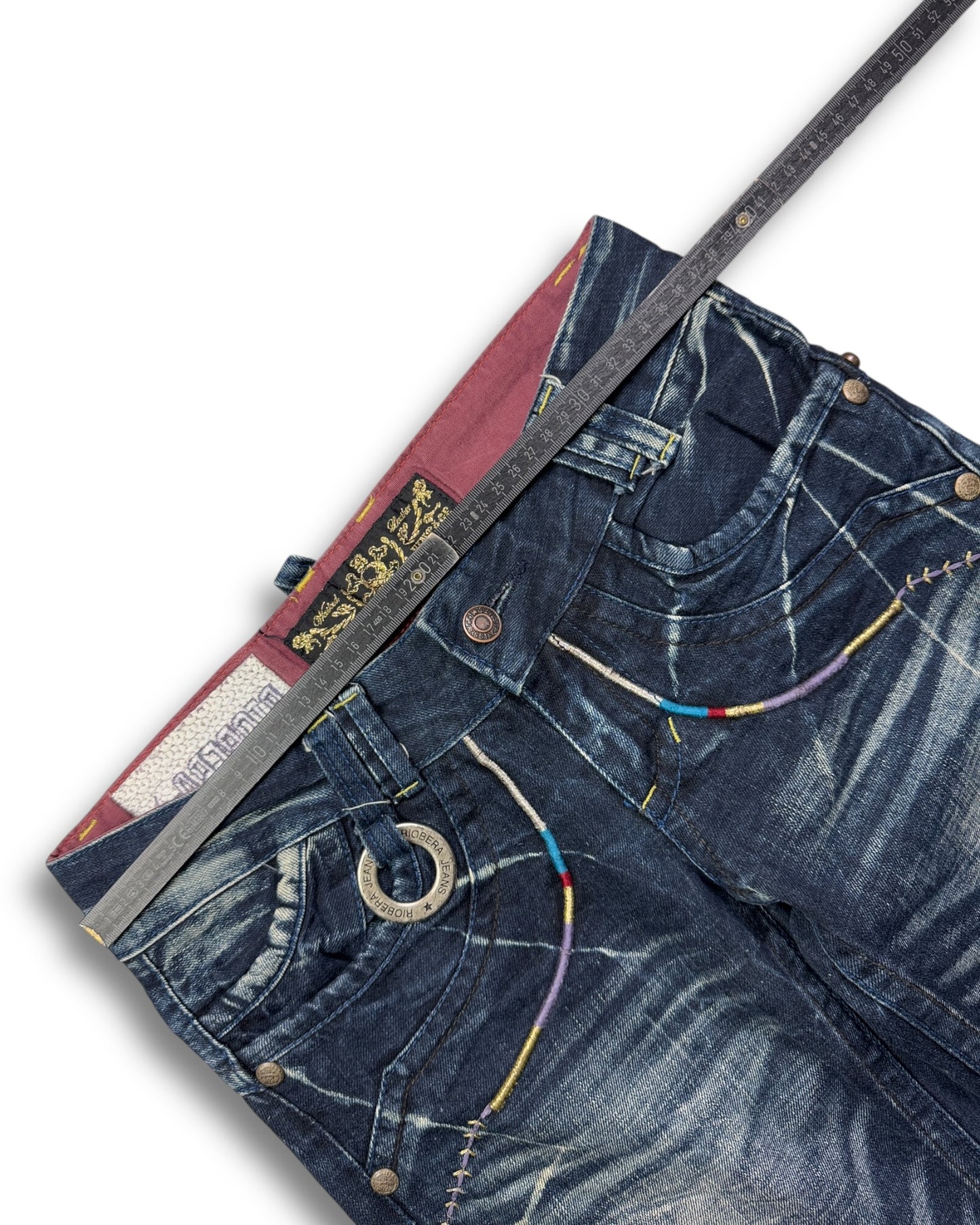 2000's Riobera Low Waist/Bootcut Japanese Archive Jeans Women's *very rare 28x28 (S)