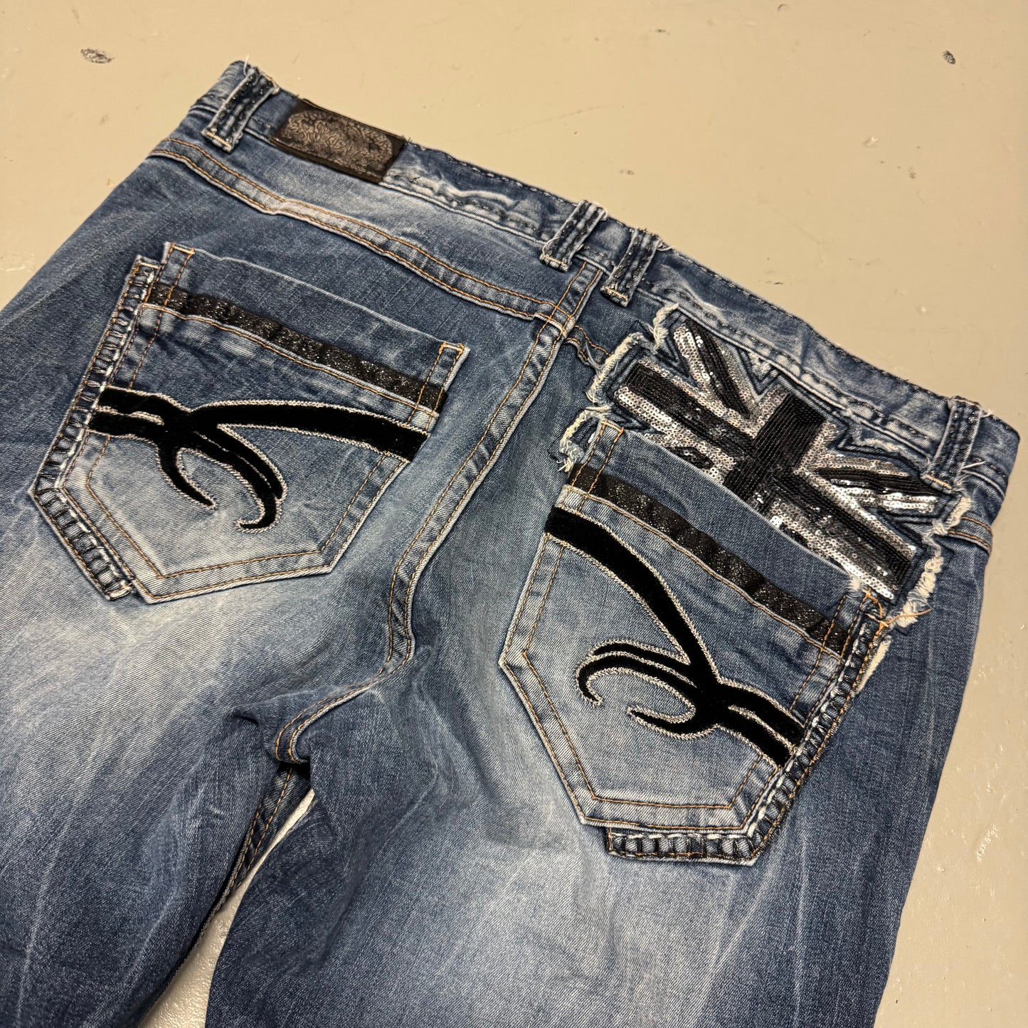 2000‘s Red Pepper Japanese Baggy Bootcut Jeans *sehr selten 38x30