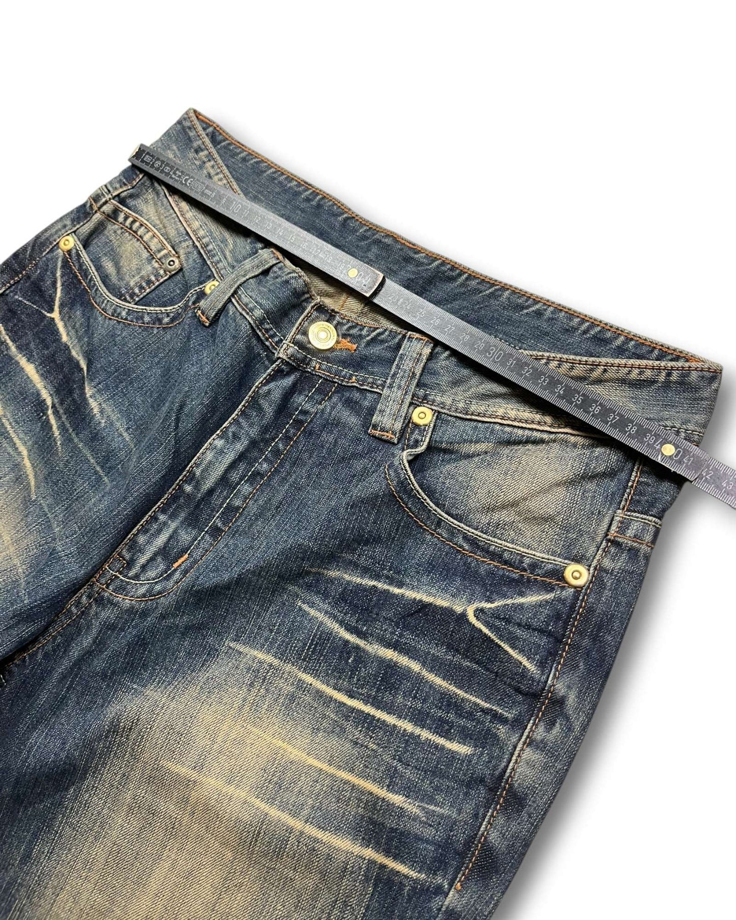 2000's Big Group Straight/Baggy Japanese Baggy Jeans *very rare 30x30 (M)