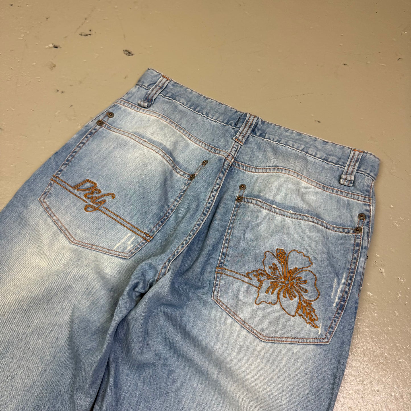 2000’s Dolce & Gabbana Baggy Jeans *very rare 30x30