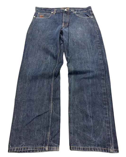 2000's COOGI Hip Hop Baggy Heavy Denim Jeans *very rare 36x34