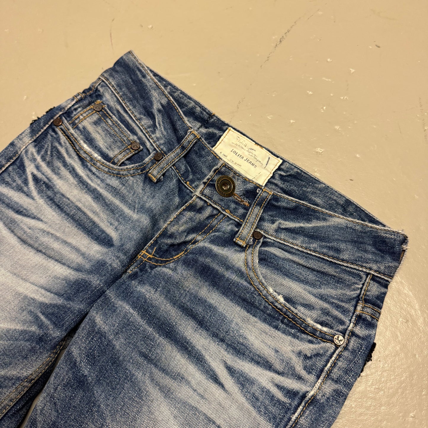2000‘s Lolita Japanese Flared Jeans Women‘s *sehr selten (XS)