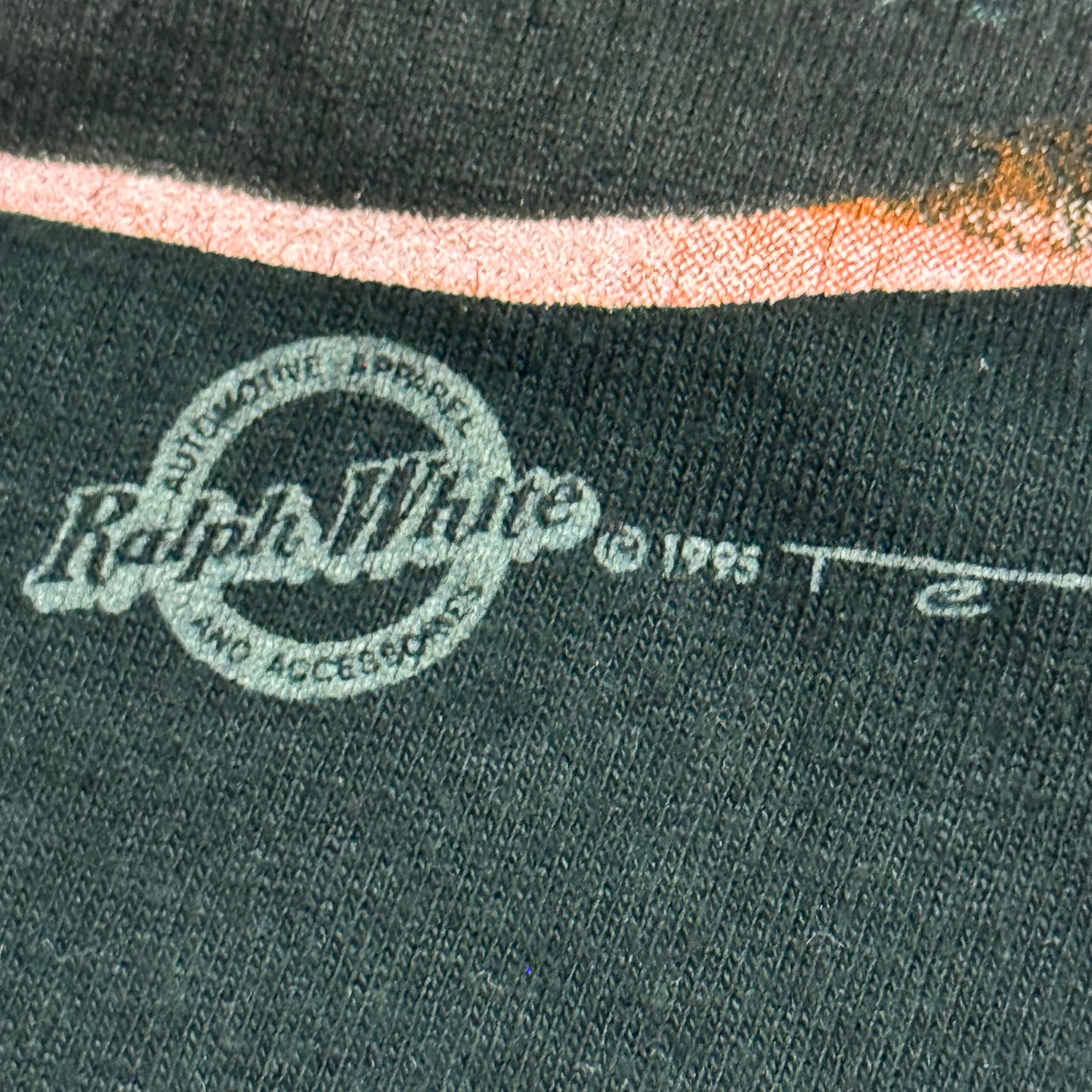 1995 Ralph White Route 66 Single Stitch Shirt *very rare (XL)