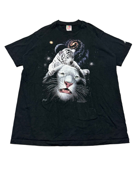 1997 Vintage Animal Print Shirt *very rare (XL)