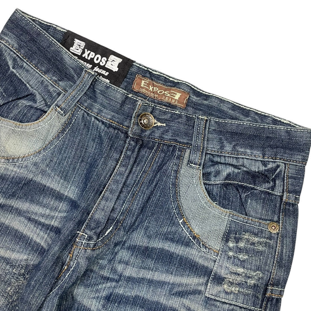 2000‘s Expose Japanese Baggy/Straight Jeans 29x32