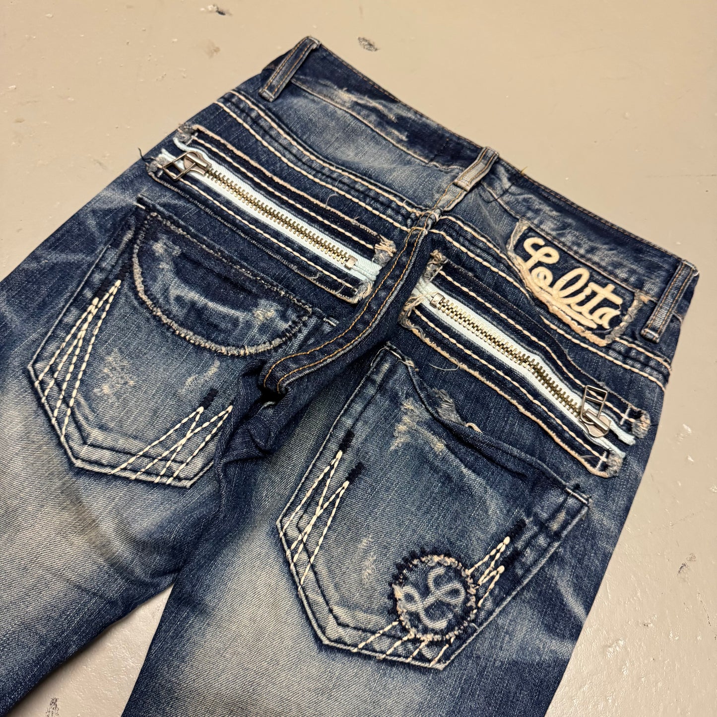2000‘s Lolita Japanese Archive Vintage Jeans *sehr selten (XS)