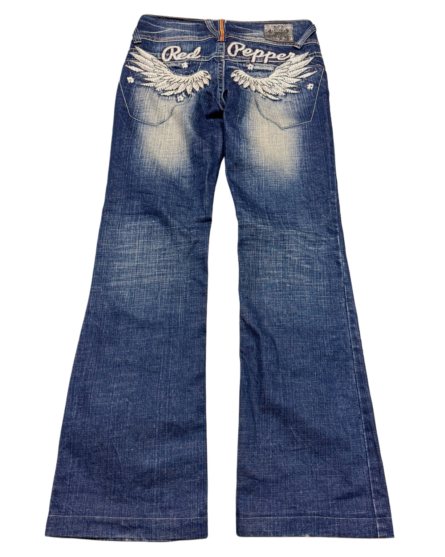 2000‘s Red Pepper Japanese Flared/Low Waist Jeans Women‘s *extrem selten (S)
