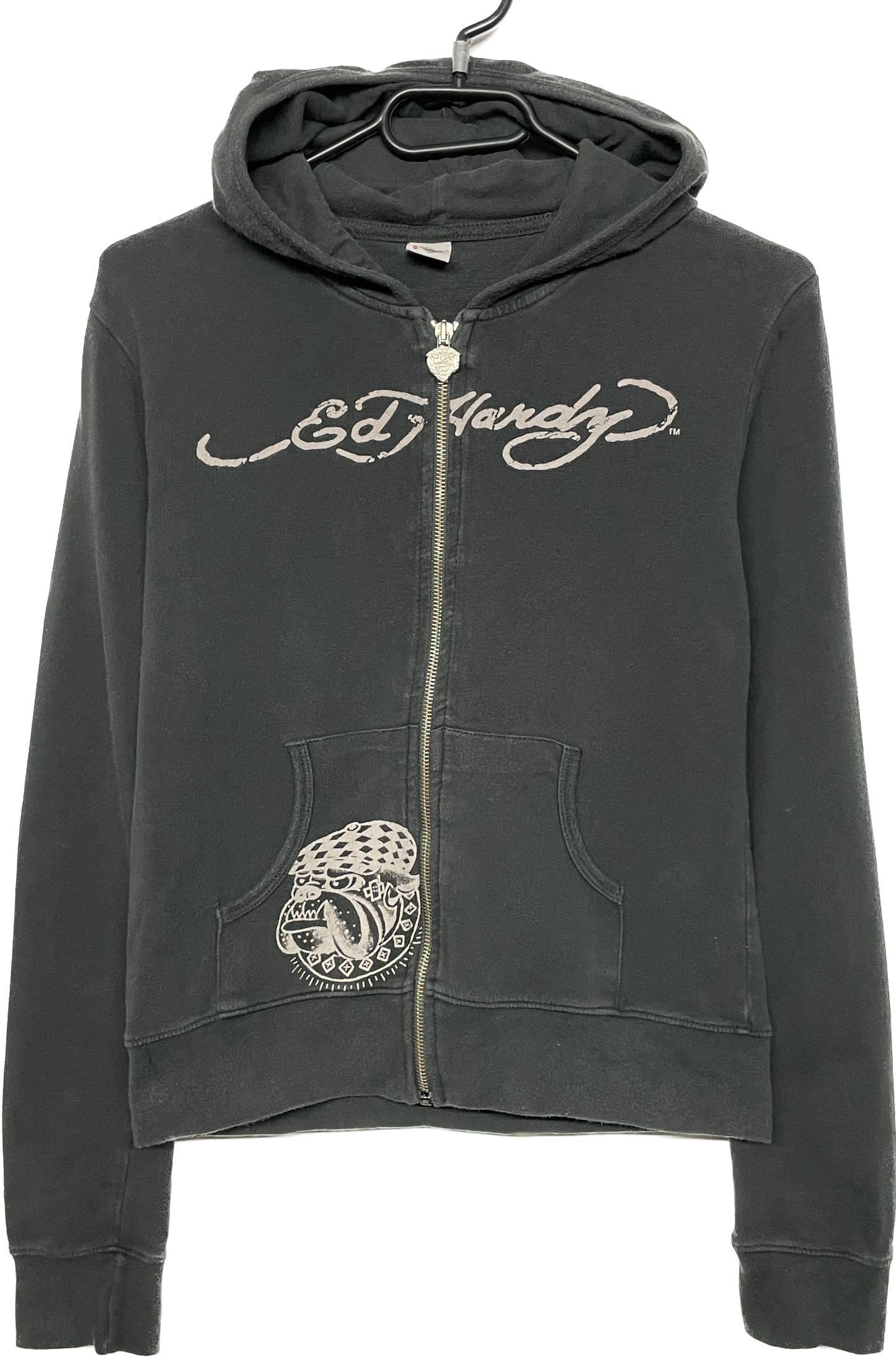 Y2K Ed Hardy Zip Hoodie Women‘s (S)