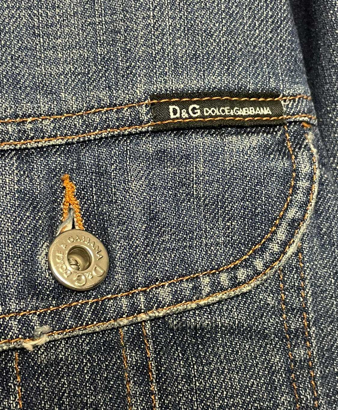 2000's Dolce & Gabbana Cropped Denim Jacket *very rare (S)