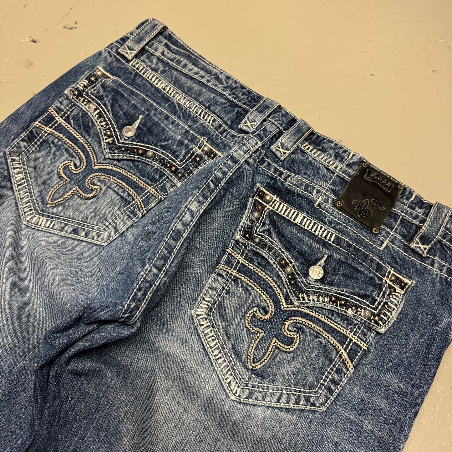 2000‘s Rock Revival Baggy Jeans Heavy Denim *sehr selten 40x34
