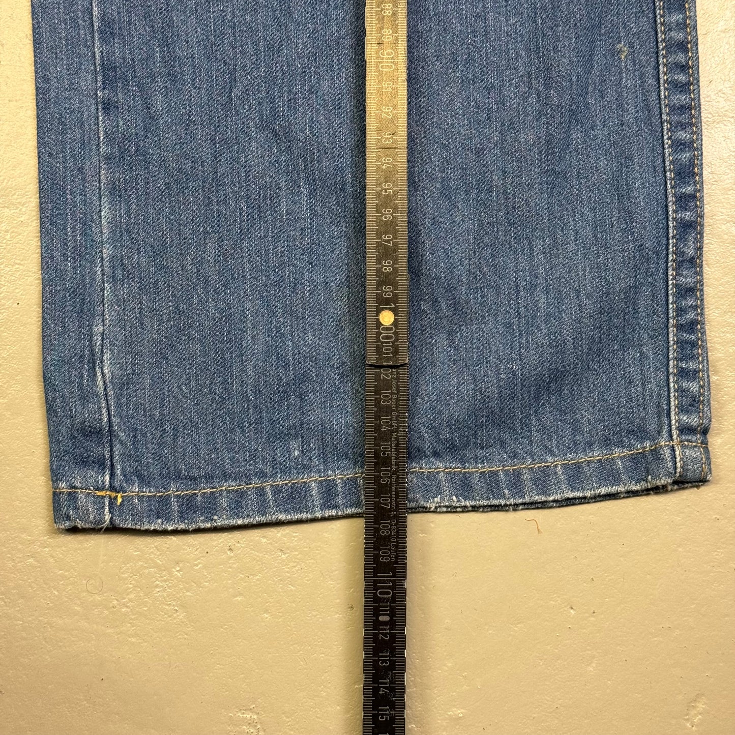 2000‘s Blue Boy Hip Hop Heavy Denim Baggy Jeans *rare 34x32