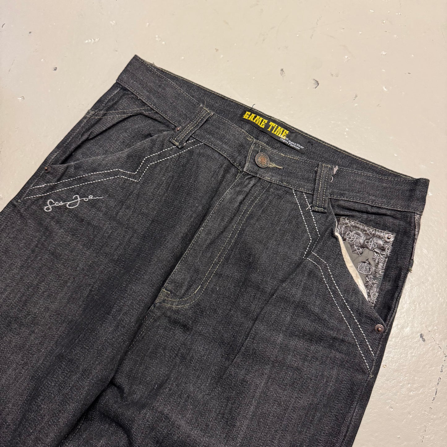 2000‘s Gametime Hip Hop Baggy Jeans 30x30