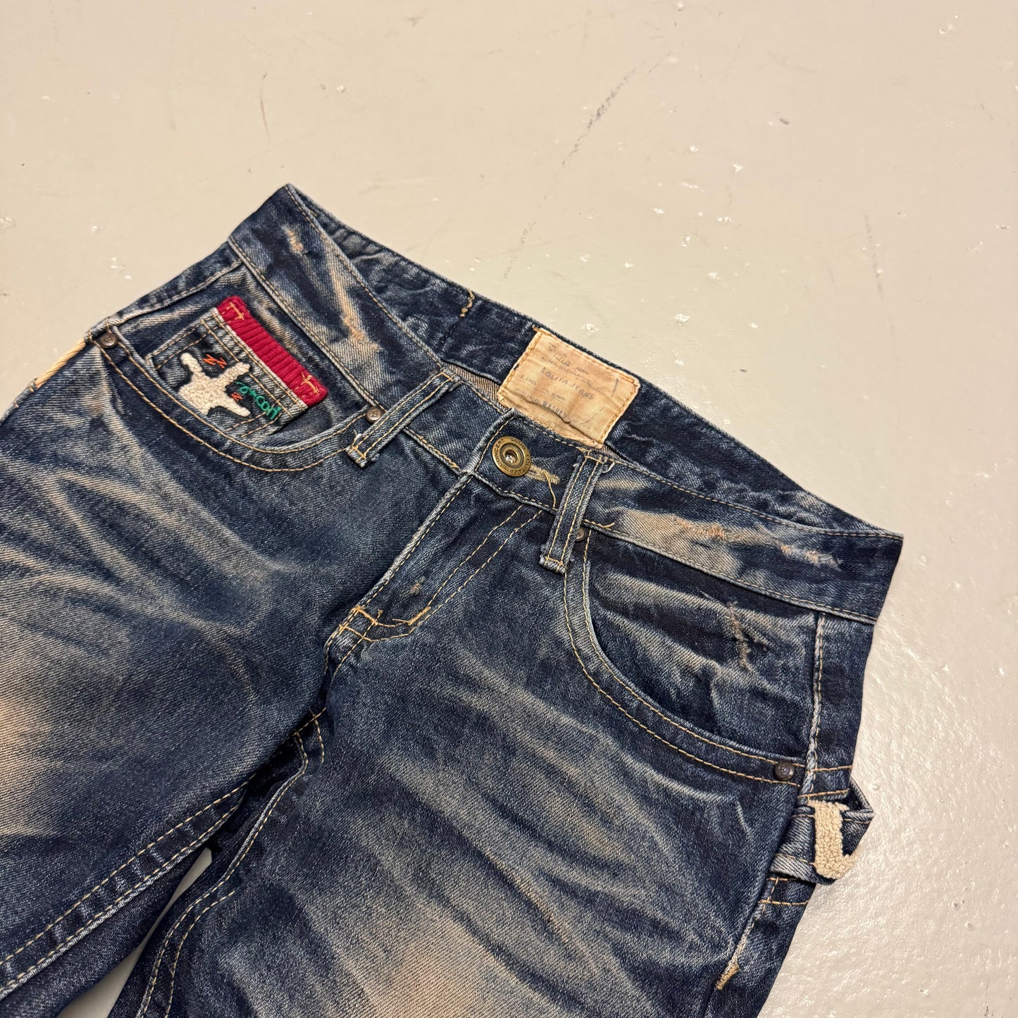 2000‘s Yoshitomo Nara Lolita Japanese Archive Jeans Women‘s *extremely rare (XS)