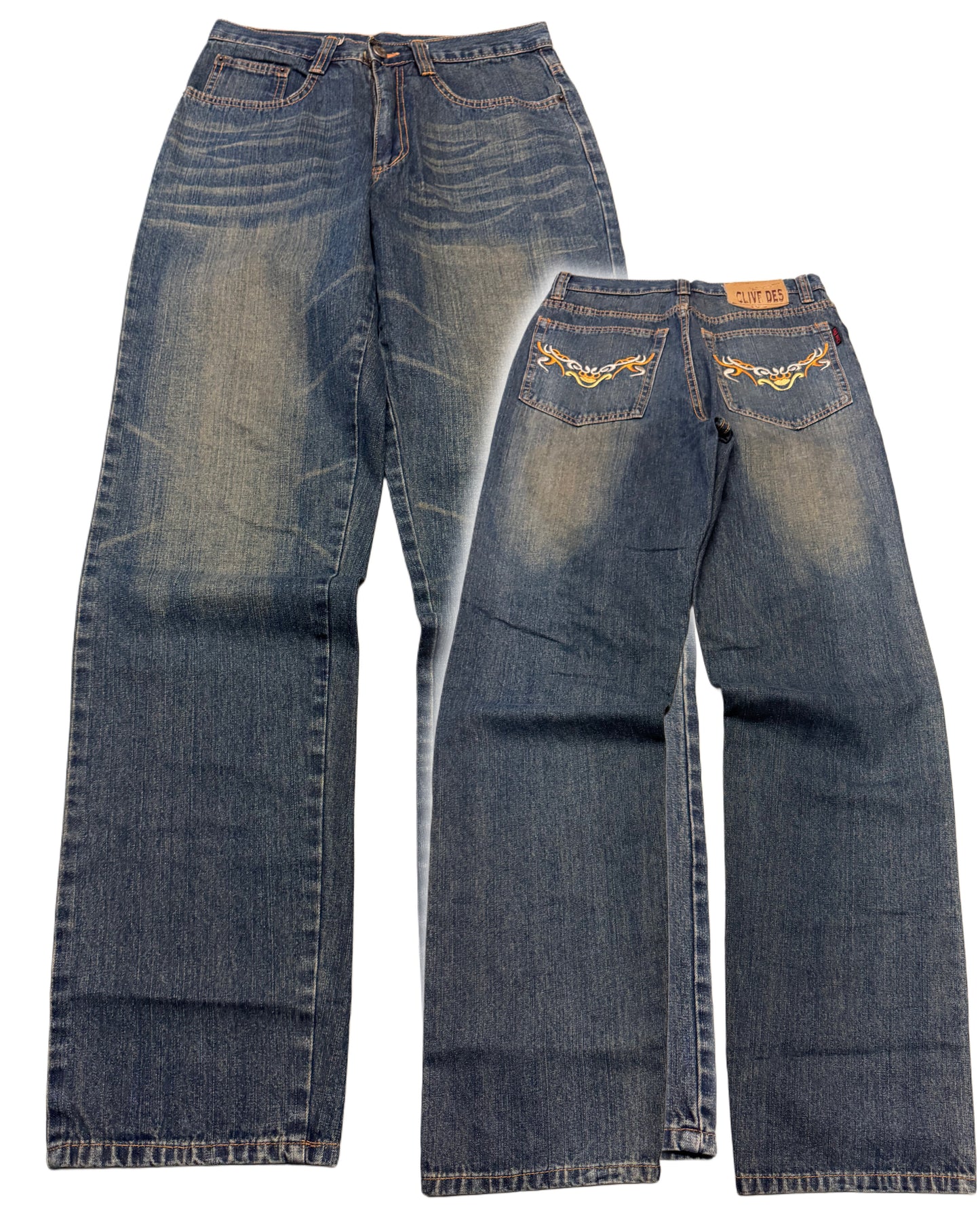 2000‘s Clive Des Baggy Jeans 28x32