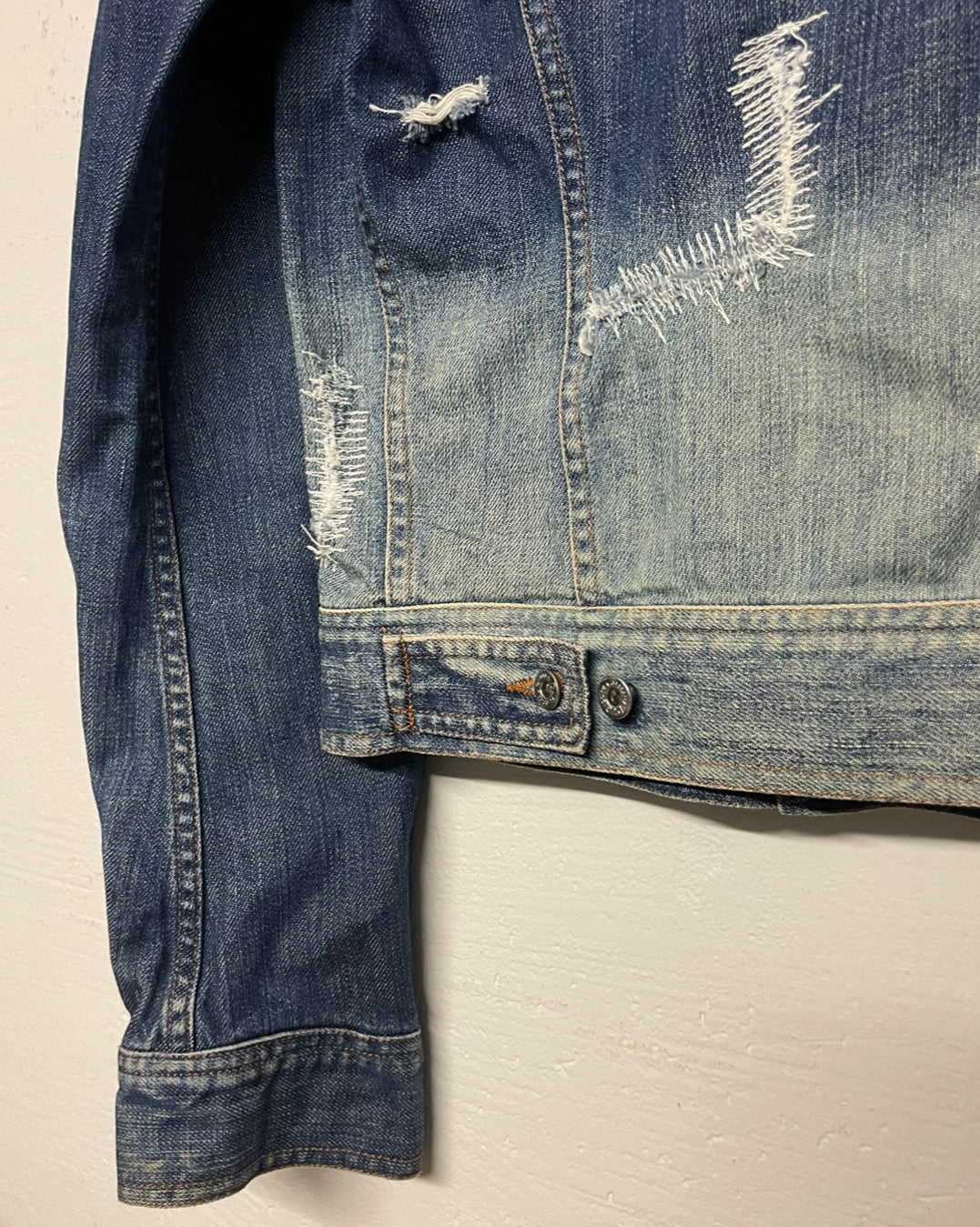 2000's Dolce & Gabbana Cropped Denim Jacket *very rare (S)