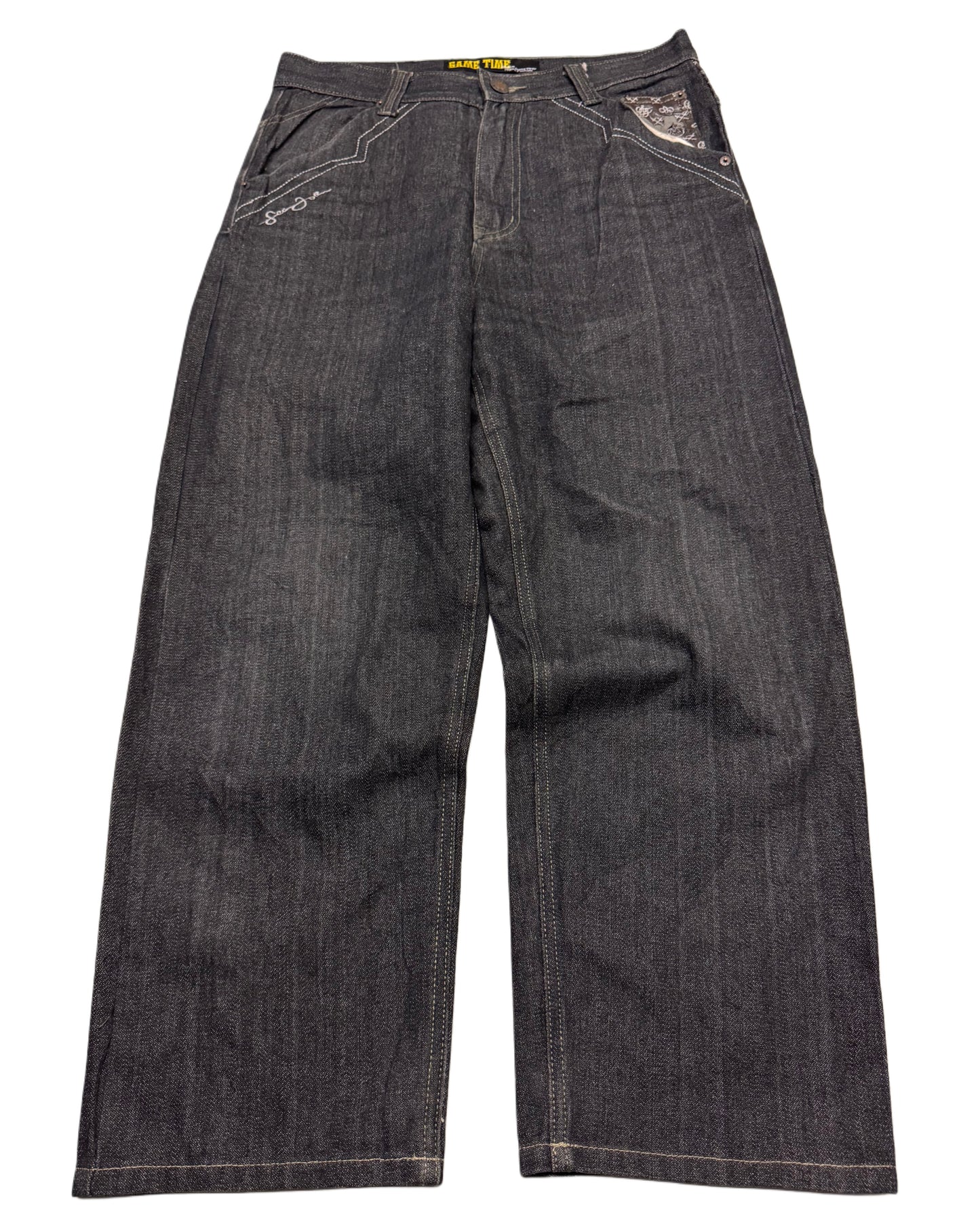 2000‘s Gametime Hip Hop Baggy Jeans 30x30